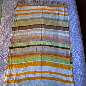 Coldwater Creek Multicolor Striped Scarf